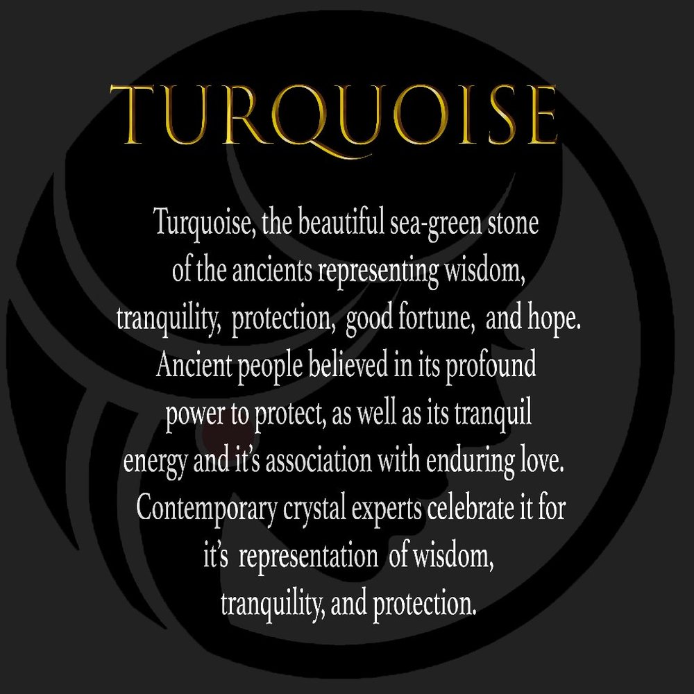 Necklace Turquoise Painted Gold Lobster Clasp - Picture 2 of 5